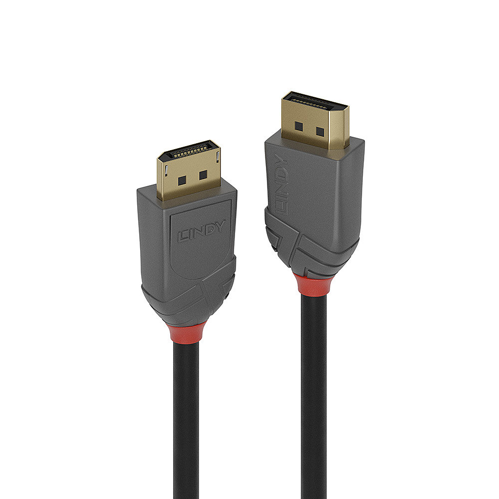 Lindy Anthra Line 36482 DisplayPort 1.4 Kabel 2 m Schwarz