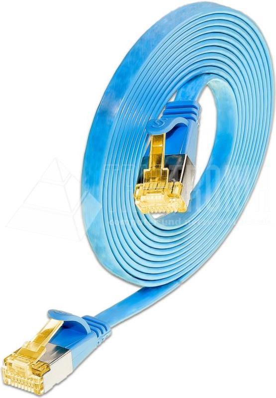 Wirewin SLIM PKW-STP-SLIM-K6A 2.0 BL. Kabellänge: 2 m, Kabelstandard: Cat6a, Kabelschirmung: U/FTP (STP), Anschluss 1: RJ-45, Anschluss 2: RJ-45, Steckerverbindergeschlecht: Male connector / Male connector, Kabelfarbe: Blau (PKW-STP-SLIM-K6A 2.0 BL)