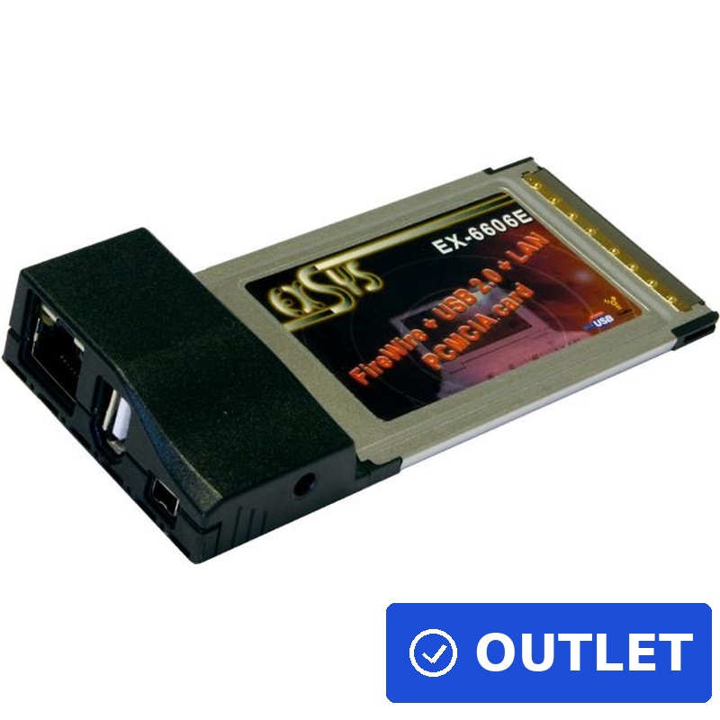 Exsys EX-6606E Netzwerk / USB / FireWire-Adapter (EX-6606E)