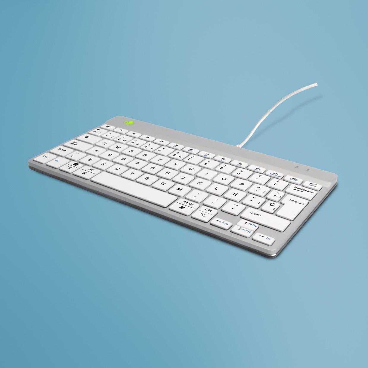 R-Go Tools Ergonomische Tastatur R-Go Compact Break (RGOCOESWDWH)