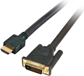 M-CAB HDMI TO DVI-D CABLE BLACK 2.0M