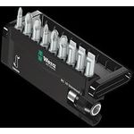 Wera Bit-Set 10teilig 8100-9/TZ Schlitz, Kreuzschlitz Phillips, Kreuzschlitz Pozidriv Torsionszone (05056161001)