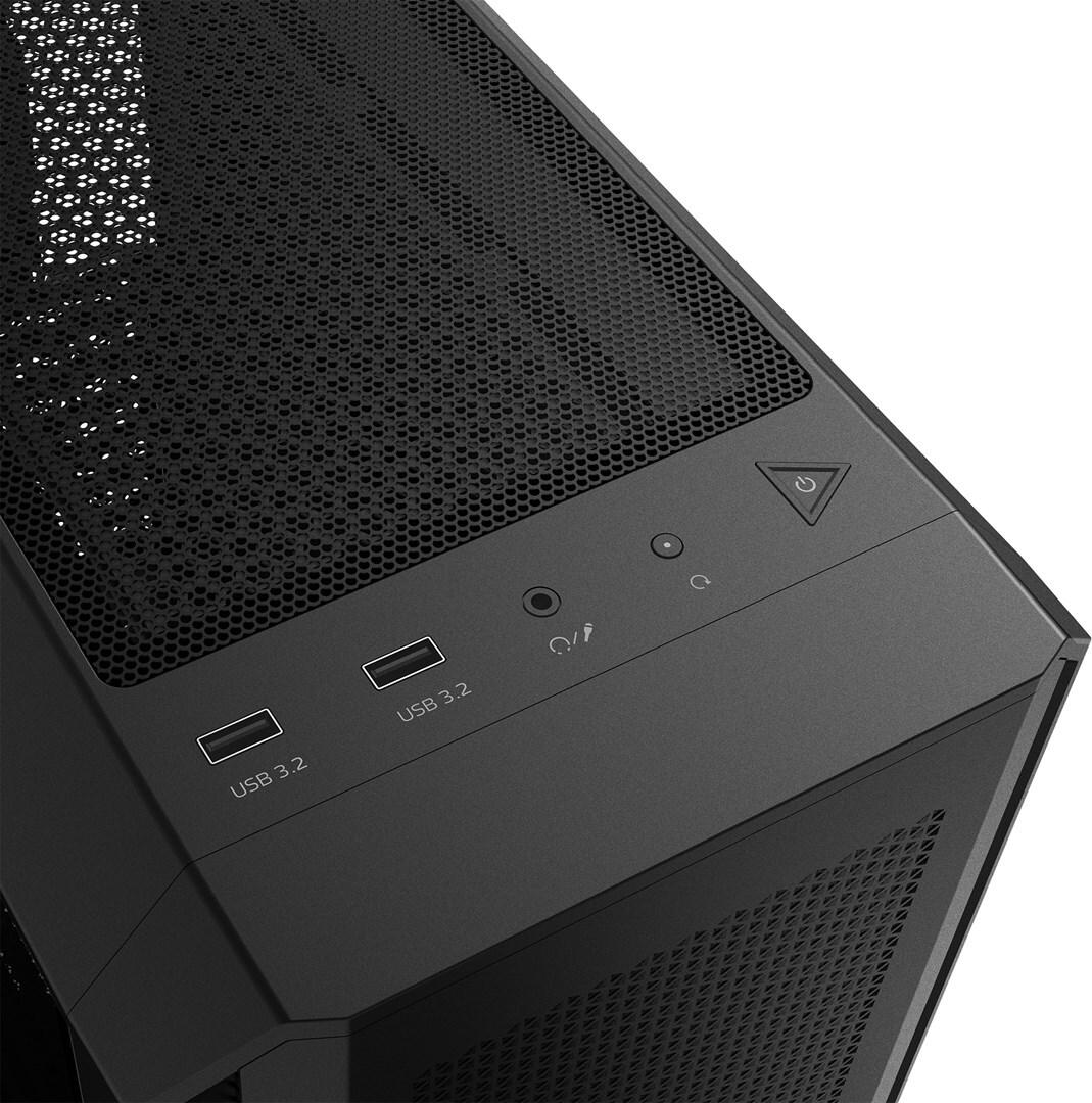 XPG VALOR AIR PLUS Midi Tower Schwarz
