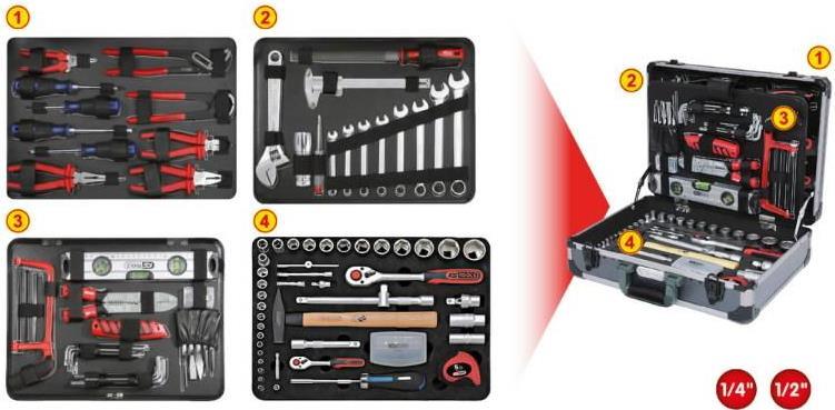KS TOOLS Werkzeugset (911.0727)
