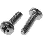 SCHROFF Linsenkopfschraube mit Kreuzschlitz - LIN.SCHR. M2,5X 6 100ST (21101219)