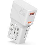 VALUE USB-Reiseladegerät, EU/UK/US, 2x USB (A+C), 25W (19.99.1113)