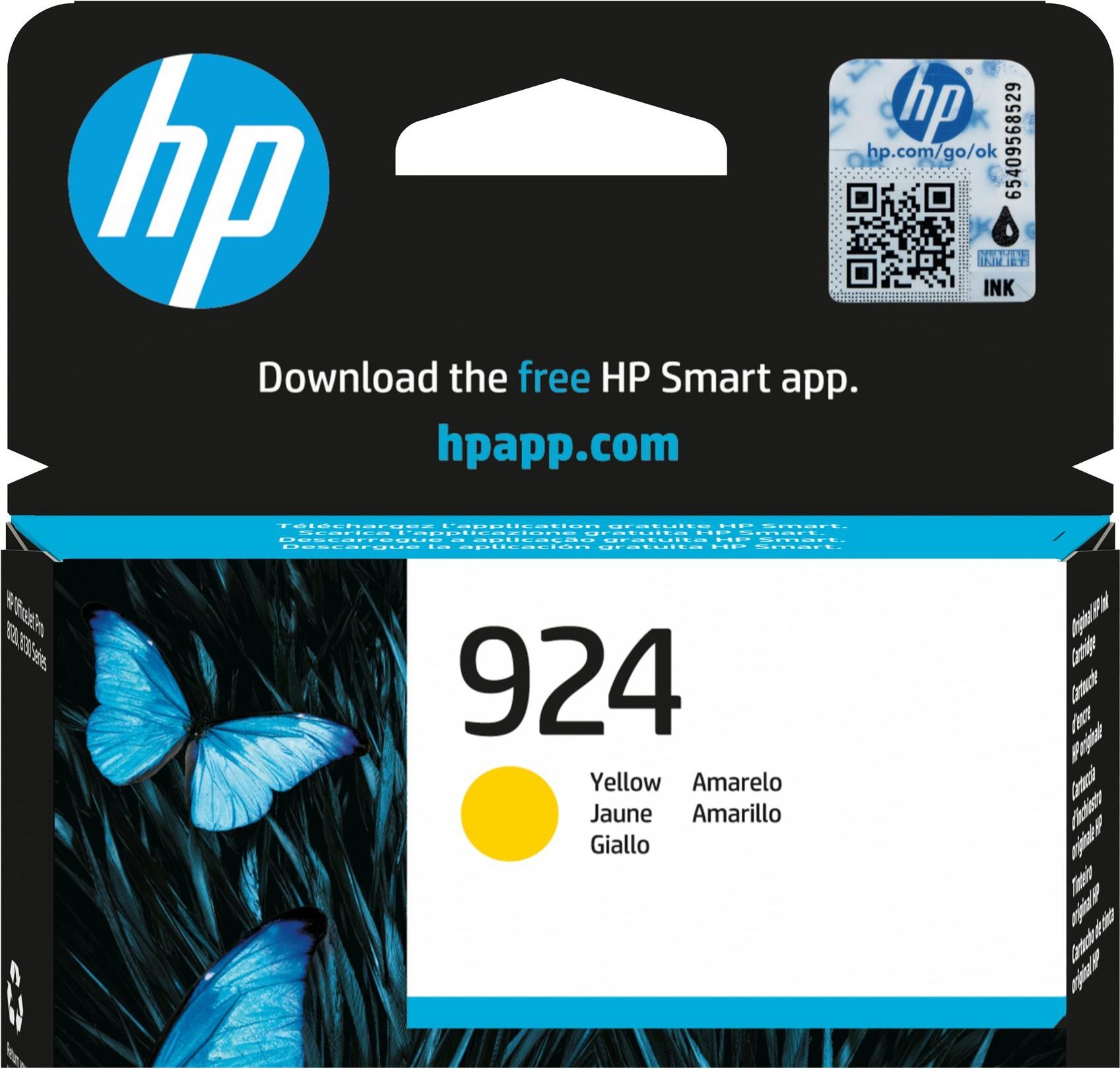 HP 924 Gelb original (4K0U5NE#301)