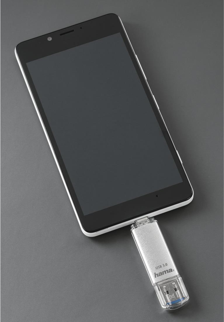 Hama C-Laeta USB-Stick 64 GB USB Type-A / USB Type-C Silber (00213108)