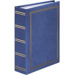 Hama London Fotoalbum Blau 100 Blätter 13 x 18 Gehäusebindung (00007172)