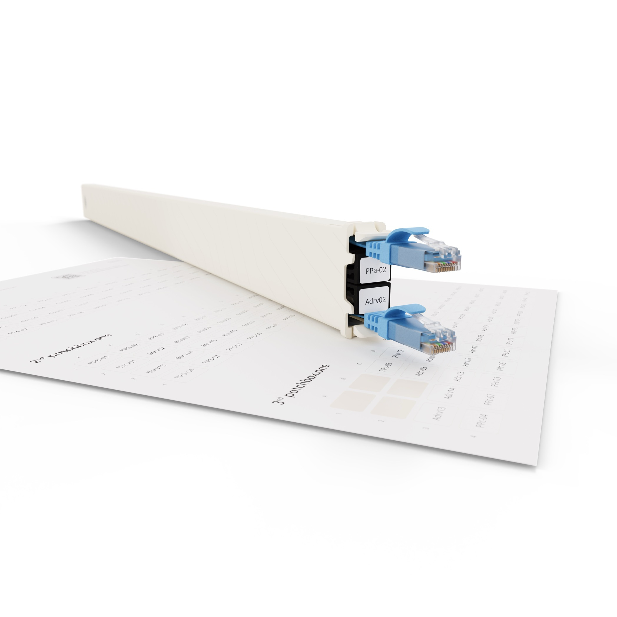 PATCHBOX .one PONEIDLABEL Kabel-Kennzeichnungsetiketten