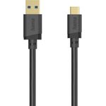 Hama USB-Kabel, USB-A-Stecker - USB-C-Stecker, USB 3.2 Gen1, 5 Gbit/s, 1,5 m (00202006)