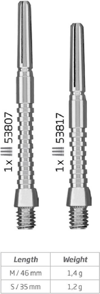 BULL'S 12 BULL'S Tecno Aluminium Shaft medium (53807)