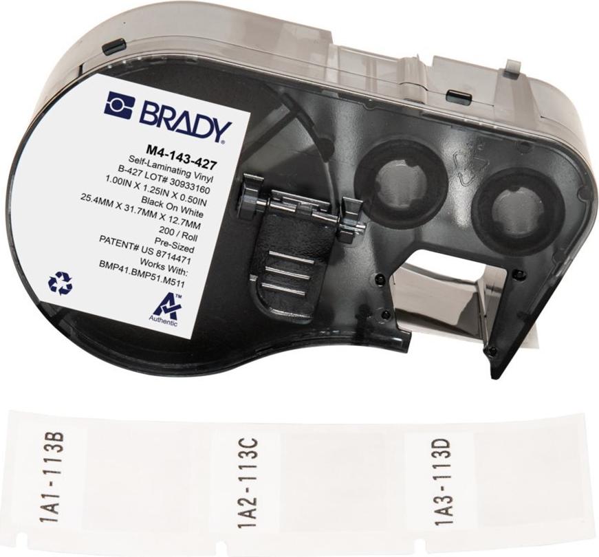 Brady BMP41/BMP51/M511 Label (M4-143-427)
