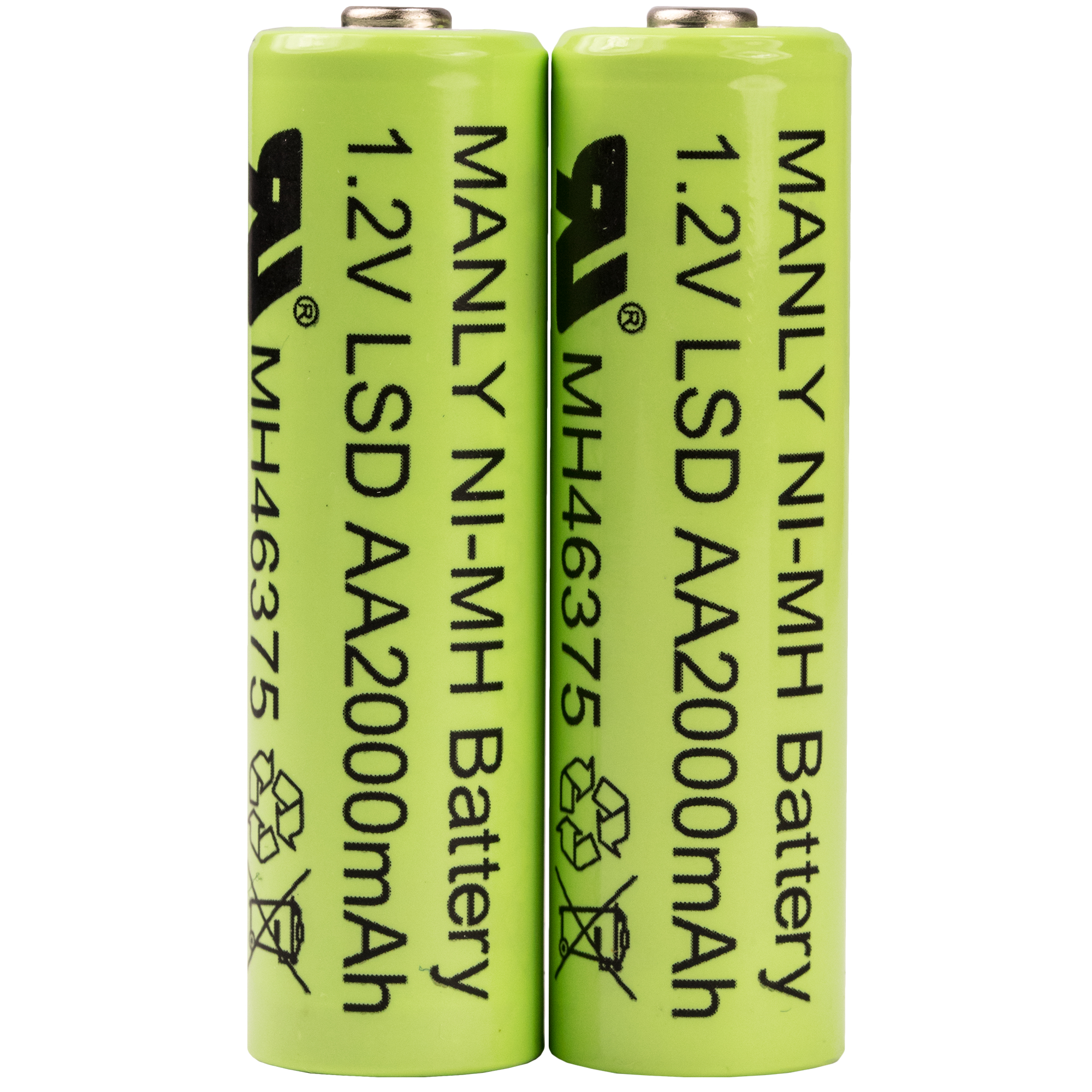 Socket Mobile AC4146-1904 NiMH Akku 2x AA 2000 mAh 1,2 V Schwarz, Grün