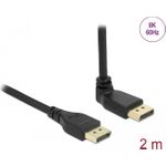 Delock Videokabel DisplayPort (M) zu DisplayPort (M) gewinkelt (87150)