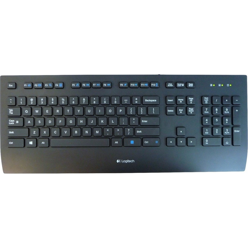 920-008669 Logitech - - K280e - - USB Schwarz Tastatur Deutsch