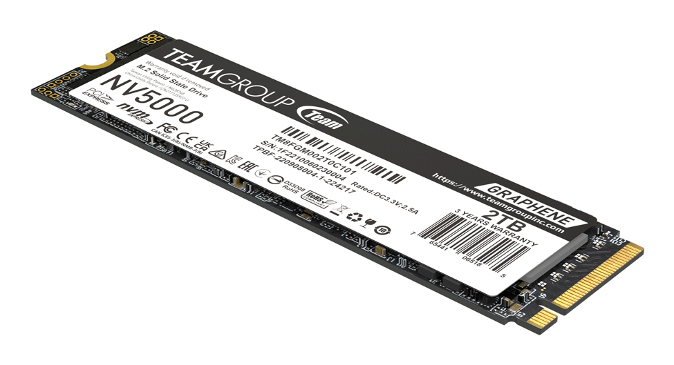 Team Group NV5000 2 TB M.2 2280 PCIe 4.0 x4 NVMe SSD