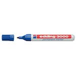 edding Permanentmarker 3000 4-3000003 1,5-3mm Rundspitze blau (4-3000003)