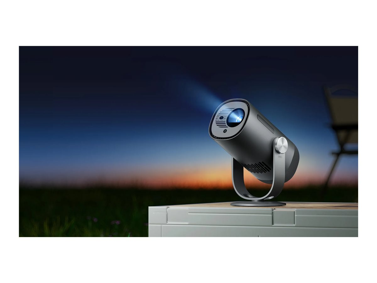 Dangbei Freedo Tragbarer DLP-Projektor mit Ständer Full HD 1080p 450 lm Grau