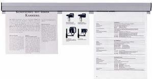 FRANKEN Papierklemmschiene 50x4 cm beliebig erweiterbar inkl. Montageset Kunststoff grau Art d. Pap.Befestigung Kunstst.Roehrchen (PKS50)