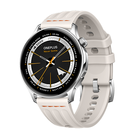 OnePlus Watch Lite 45mm - Silver Steel (5491100521)