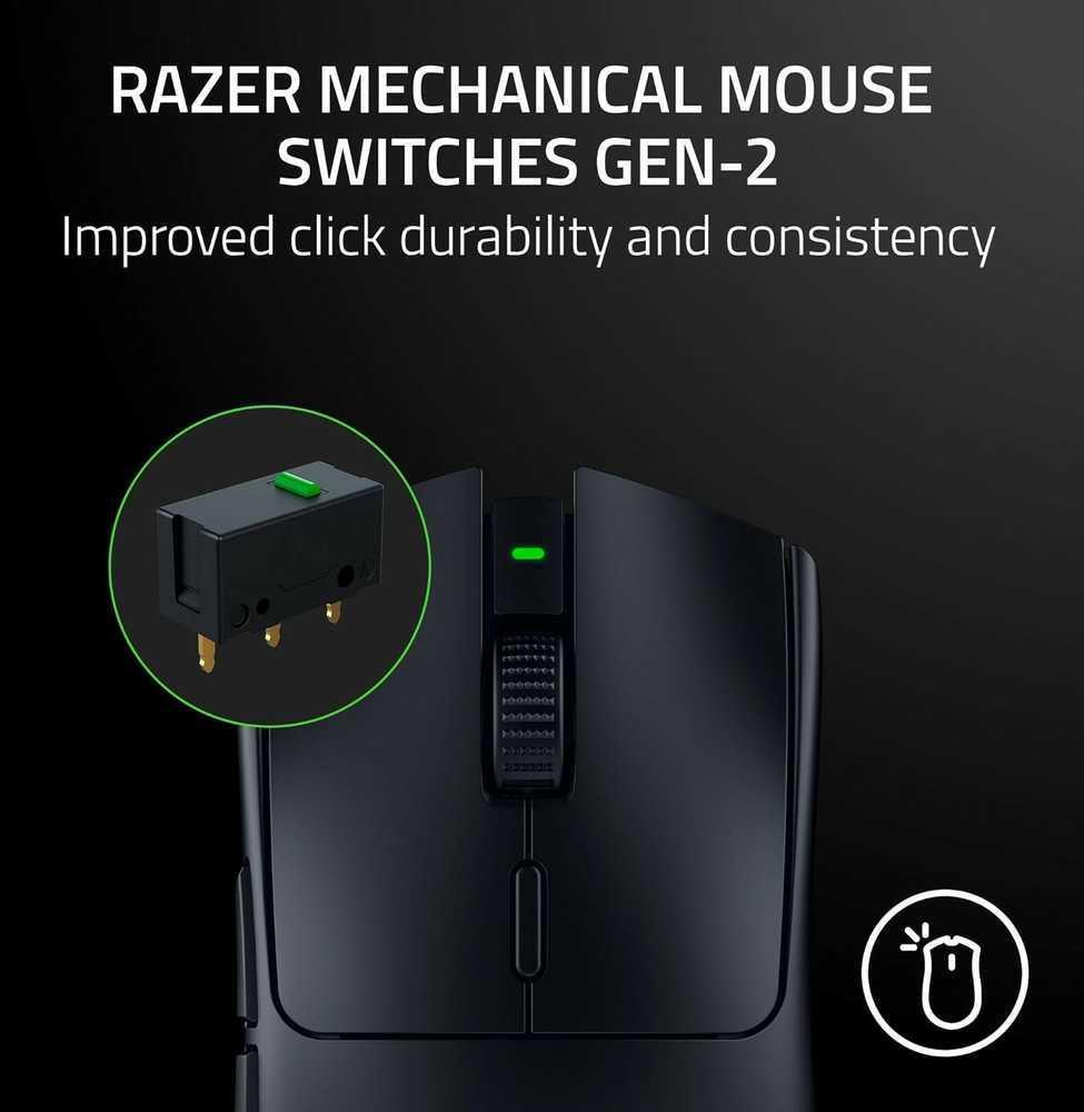 Razer Viper V3 HyperSpeed Gaming-Maus RF Wireless 30000 DPI 6 Tasten Schwarz