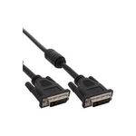 InLine® DVI-D Kabel, digital 24+1 St/St, Dual Link, 2 Ferrite, 2m (17772)