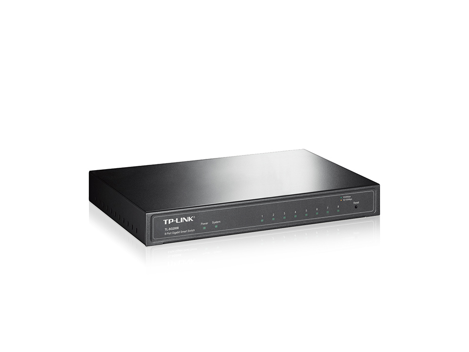 TP-Link JetStream SG2008 8-Port Gigabit Smart Switch Schwarz