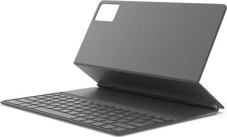 Lenovo Idea Tab Plus ZG38C07508 Tastatur und Foliohülle Pogo Pin Grau, Luna Grey