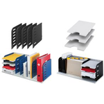 Styro 282-03407.38 Schreibtischablage Polystyrol Blau - Grau (2820340738)