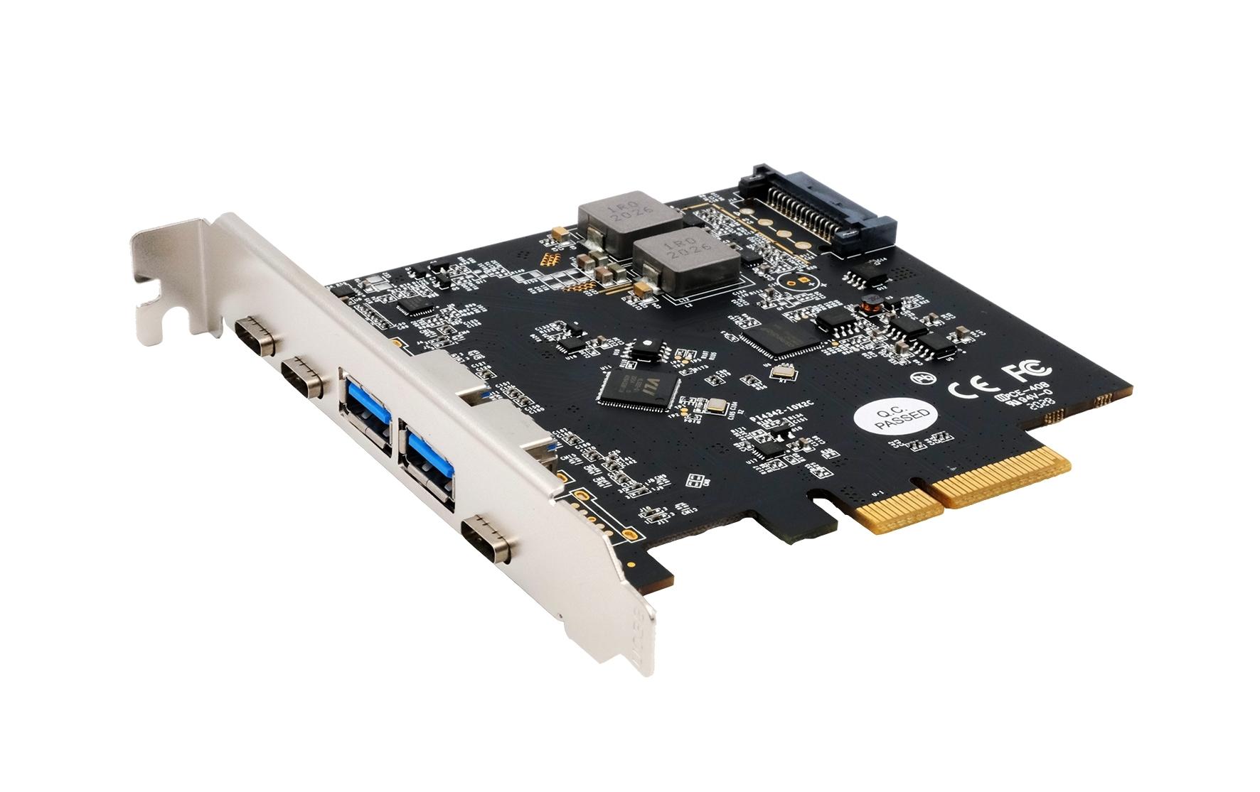 Exsys EX-12007 PCIe USB 3.2 Gen 2 Schnittstellenkarte