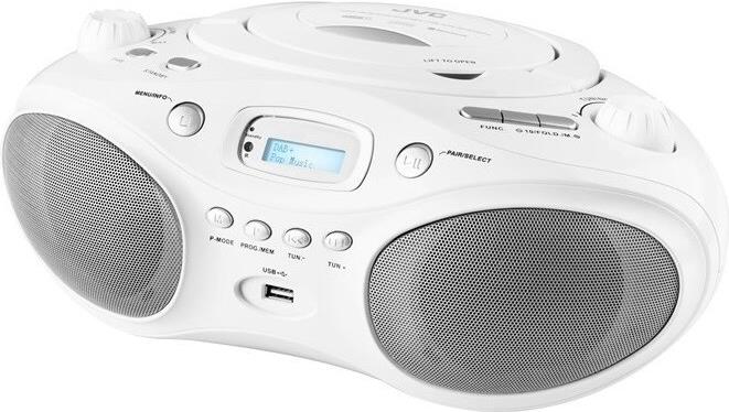 JVC Radio RD-E661W-DAB Boombox weiß (RD-E661W-DAB)