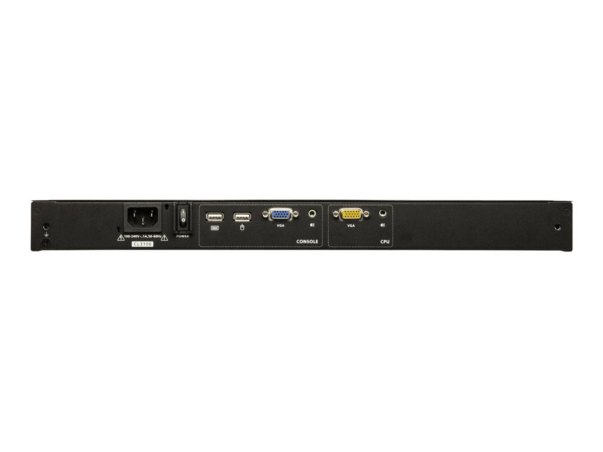 ATEN CL3100NX KVM-Konsole 18,5" VGA USB US-Layout Schwarz