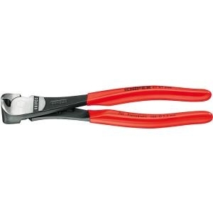 Knipex 67 01 140 Werkstatt Kraft-Vornschneider mit Facette 140 mm