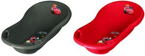 KEEEPER kids Babywanne \"maria cars\", mit Stöpsel, rot Farbe: cherry red mit Aufdruck, aus PP, - 1 St