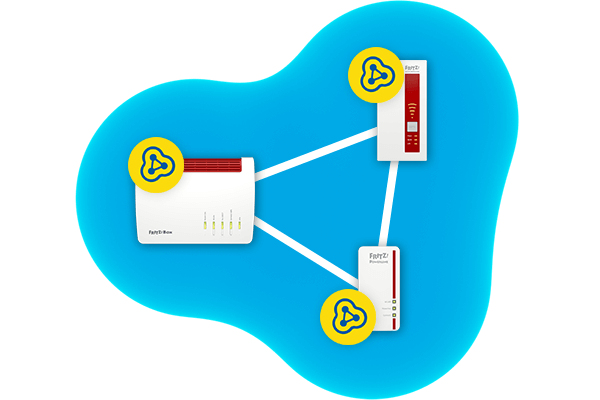 FRITZ! FRITZ!Box 6820 LTE WLAN-Router Wi-Fi 4 450 Mbit/s Weiß