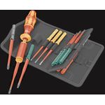 Wera Kraftform Kompakt VDE 15 Torque extra slim 1 Elektriker Wechselklingen-Set (05006605001)