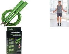 SCHILDKRÖT Springseil Speed Rope "Pro", 3.0 m, grün schnelldrehendes, hochflexibles und mit Kunststoff - 1 Stück (960024)