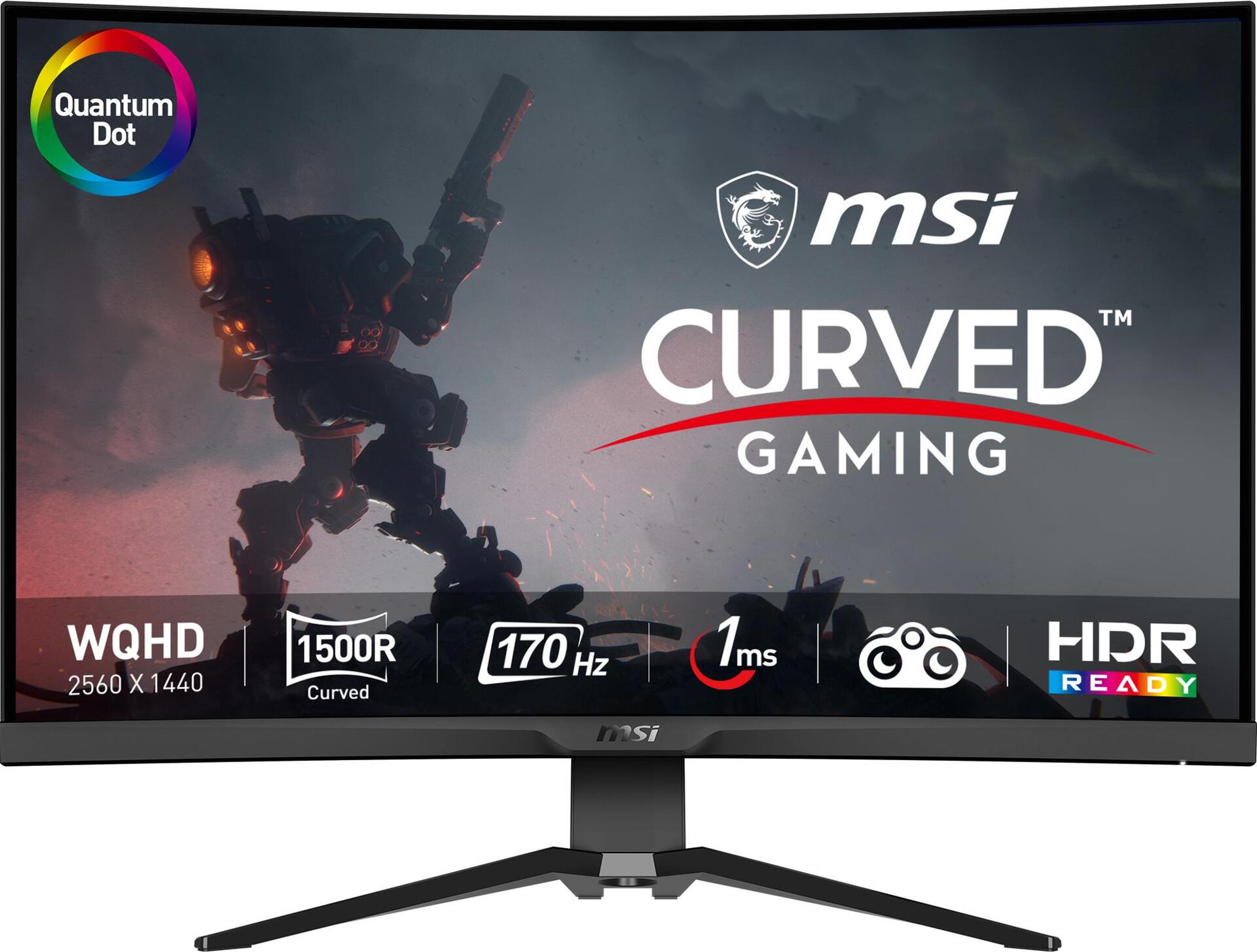 MSI MAG 325CQRF QD Computerbildschirm 80 cm (31.5") 2560 x 1440 Pixel Wide Quad HD Schwarz (MAG 325CQRF QD)