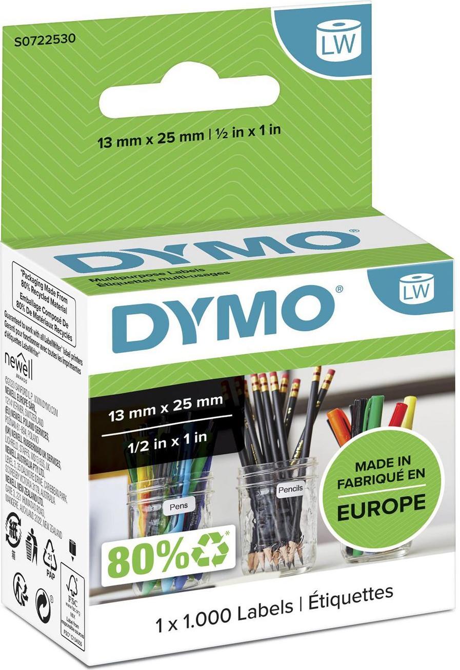 DYMO LabelWriter MultiPurpose Etiketten 13 x 25 mm Weiß