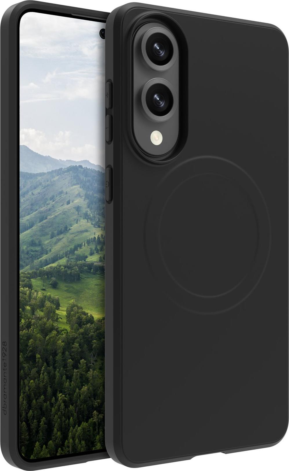 dbramante1928 Greenland Pro Handyhülle für Samsung Galaxy S25 Edge 6,7" MagSafe Kunststoff Night Black