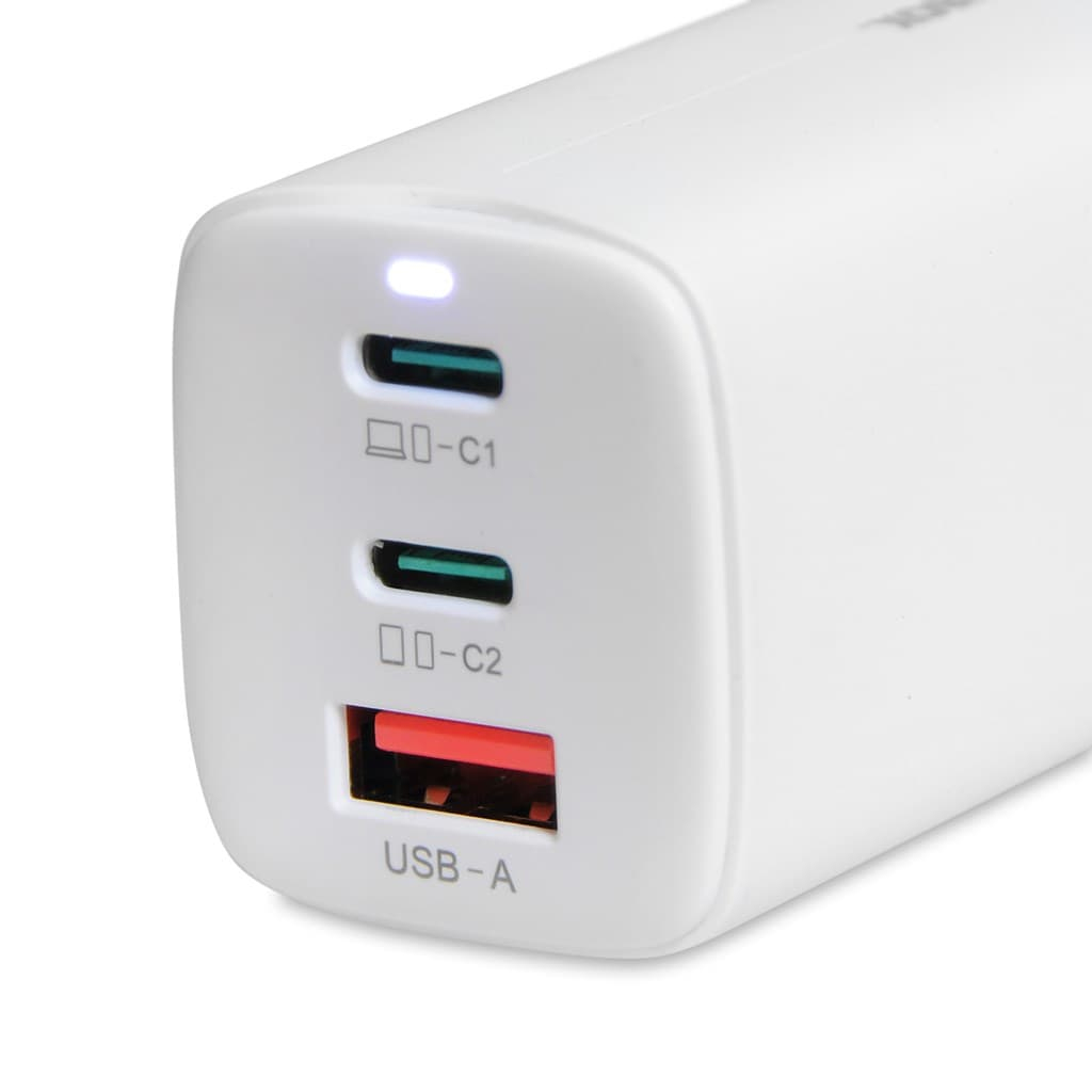 iBOX C-65 65W GaN Universal-Ladegerät Weiß