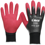 Cimco Winter Soft dunkelrot/schwarz 141243 Vinyl Arbeitshandschuh Größe (Handschuhe): 11, XXL EN 388 1 Paar (141243)