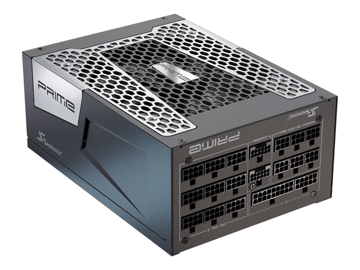 Seasonic Prime TX 1600 ATX 3.0 Netzteil 1600 W 80 PLUS Titanium Schwarz/Silber