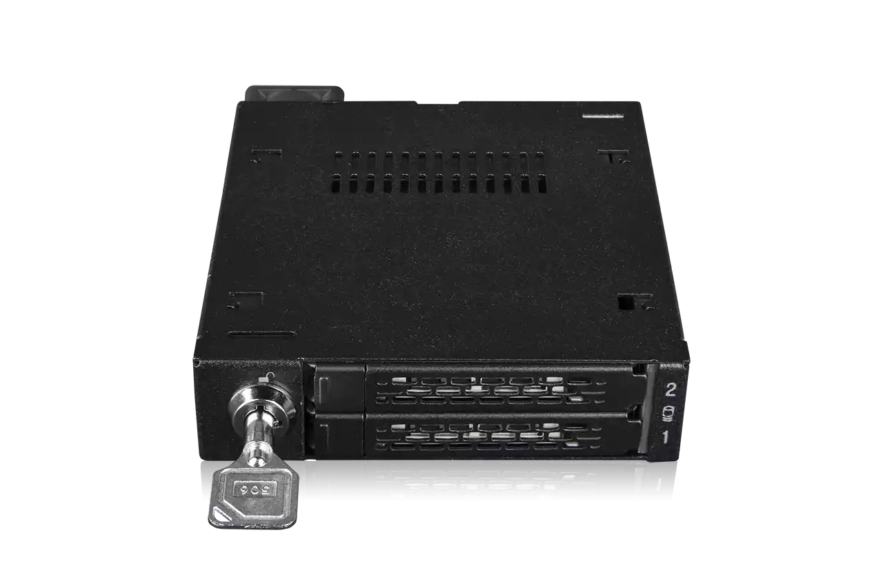 ICY BOX ToughArmor MB092VK-B Einbaurahmen 2x 2.5" U.2/U.3 NVMe Schwarz