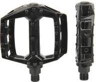 FISCHER Fahrrad-Pedale, für Mountainbikes/BMX aus Aluminium, mit Aniturtsch-Pins, große Trittfläche, - 1 Stück (85841)