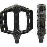 FISCHER Fahrrad-Pedale, für Mountainbikes/BMX aus Aluminium, mit Aniturtsch-Pins, große Trittfläche, - 1 Stück (85841)