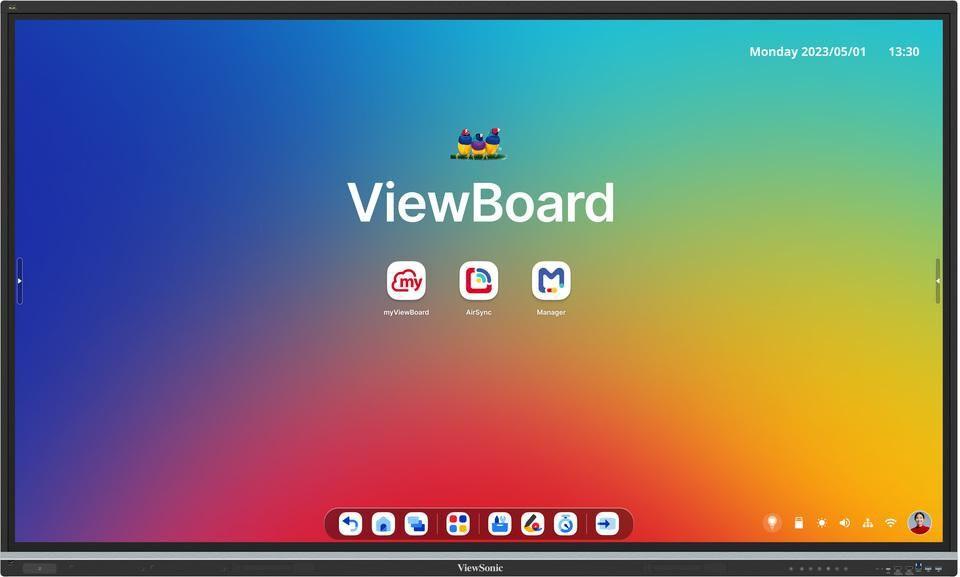 ViewSonic IFP8651-3C, 86", Multi-Point Touch, Android 14, 9H, 4K UHD (3840x2160), 450nits, 8GB RAM/128GB (IFP8651-3C)