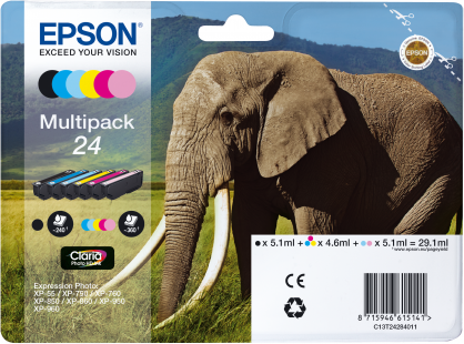 Epson 24 Multipack 6er-Pack (C13T24284011)