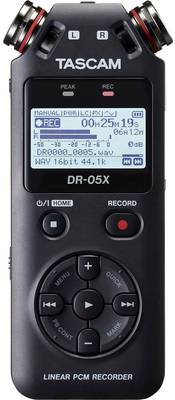 Tascam DR-05X Diktiergerät Flash card Schwarz (DR-05X)